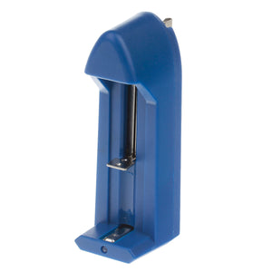 18650 / 14500 / 16340 Lithium / Ni-MH Rechargeable Battery Charger - Blue (2-Flat-Pin Plug)