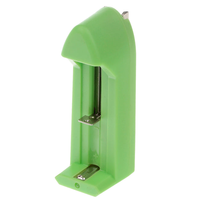 18650 / 14500 / 16340 Lithium / Ni-MH Rechargeable Battery Charger - Green (2-Flat-Pin Plug)