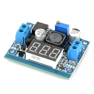 LM2596 Power Step-down Voltage Regulator Module w/ Voltmeter Display