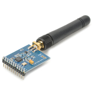 RF4432C Wireless Receiver Module w/ Antenna - Black + Blue