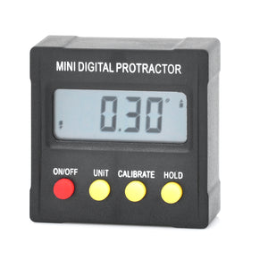 Mini Digital 1.6" LCD 360-Degree Protractor Inclinometer Angle Meter