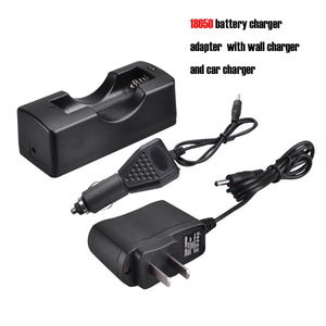 SingFire HX-101 Single Groove 18650 Charging Block w/ Charger + Car Charger - Black (100~240V)