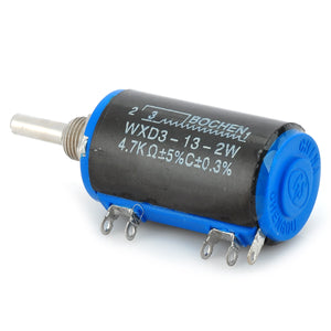 WXD3-13-2W Precise Linear Potentiometer - Black + Blue + Silver