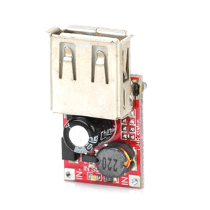 1.25~5V to 5V Li-ion Battery Booster Power Panel Module w/ USB Port - Red