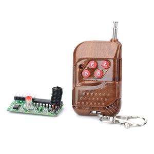 315MHz RF 4-CH Interlock Receiving Module + RC Wireless Control Set - Green + Black