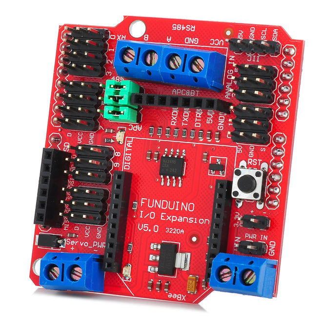 FUNDUINO Arduino Xbee IO Expansion Shield - Red + Black