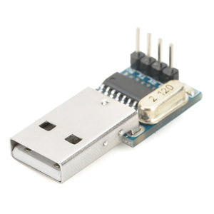 CH340 DIY 5V Mini USB to TTL Board Module - Blue + Silver