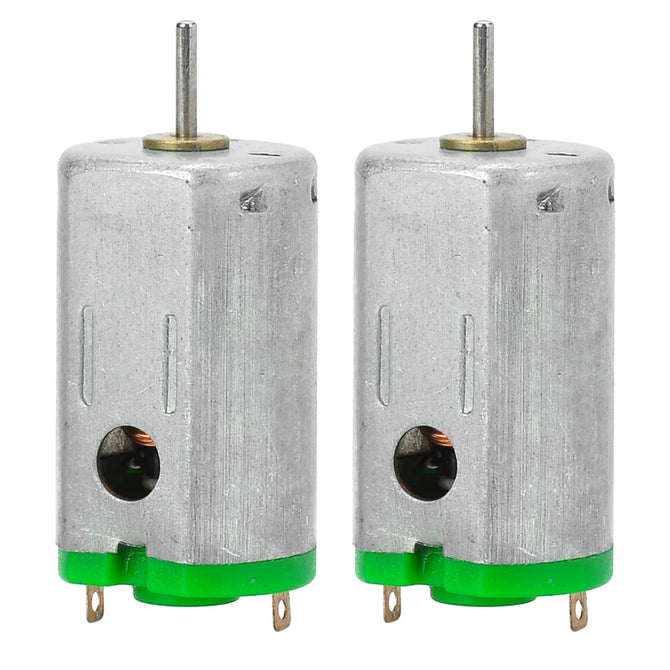 NdFeB DC Motor - Silver + Green (DC 3.7V / 2 PCS)