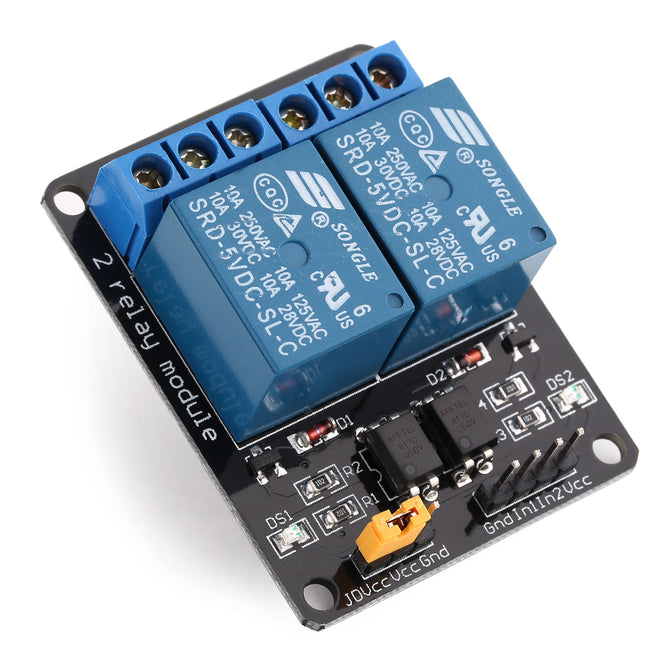 2-Channel 5V Relay Module With Optocoupler for Arduino DSP AVR PIC ARM