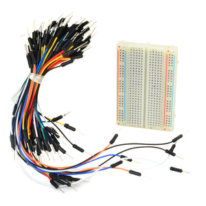 ZnDiy-BRY Z-079 400-Hole Mini Bread Board Test Board w/ 60~65 Cables