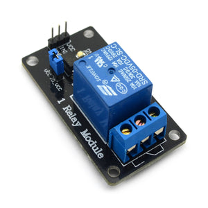 Jtron 1 Channel Opto-isolated Relay Module / Isolation Module - Black