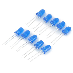 A093 Blue Light 5mm LED Emitting Diodes for Arduino -Deep Blue (10PCS)