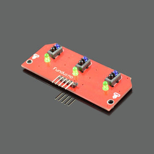 Jtron Robot Accessories 3-Way Tracking Sensor Robot / Hunt Module - Red