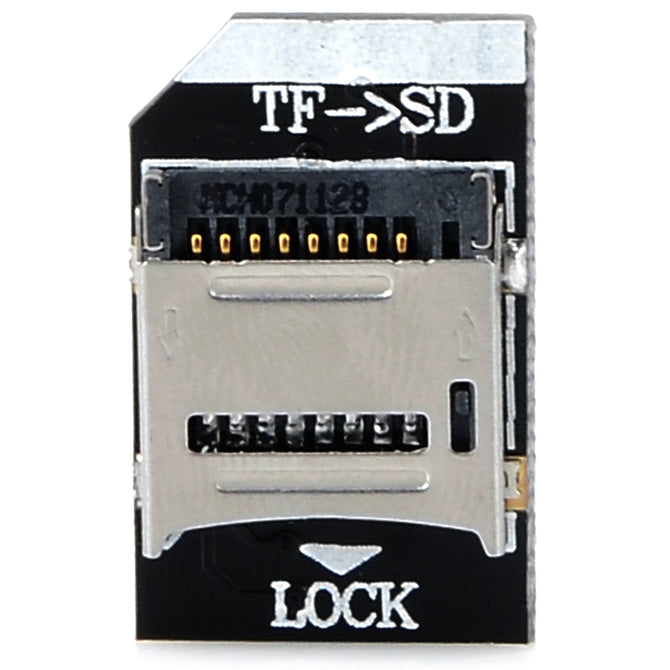 TF to SD Card Pinboard for Raspberry Pi - Black