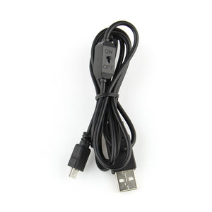USB to Micro USB Switch Charging Cable for Raspberry Pi / Tablet / Cellphone - Black (120cm)