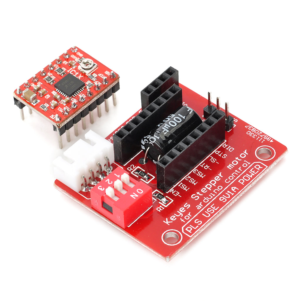KEYES A4988 Stepper Motor Driver Control Panel + Stepper Motor Driver ...