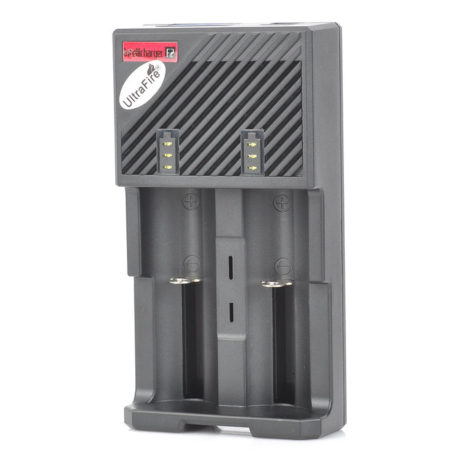 UltraFire F2 Multi-Functional Ni-MH / Li-ion Battery Charger - Black (EU Plug)