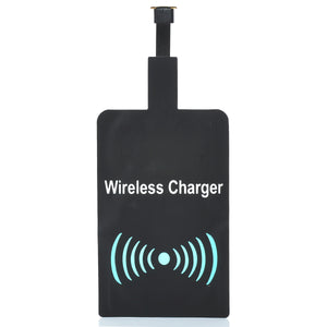 A5 Qi Micro USB Wireless Charger Receiver Module - Black + White