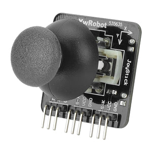 Arduino Biaxial PS2 Joystick Button Control Lever Sensor - Black