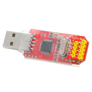ST-LINK/V2 ST LINK STLINK STM8 STM32 Emulator Downloader - Red + Silver + Yellow