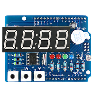 Produino 4.5~5.5V Clock Shield w/Expansion Board for Arduino