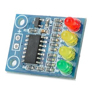 122901 12V 4 LED Battery Indicator Board - Deep Blue