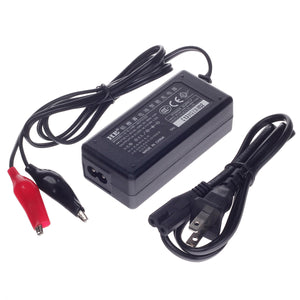 HB-14070105 14.7V1.5A 13.9W US Plugs Charger for Lead-Acid Battery - Black + Red (AC 100~250V)