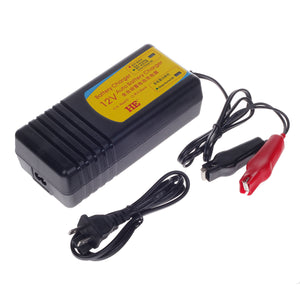 HB-130805 13.8V 5A US Plugs Charger for Lead-Acid Battery - Black (AC 100~240V)