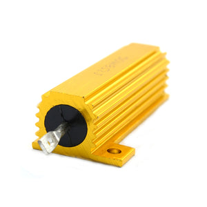 Jtron 50W 8ohm Aluminum Alloy Shell Resistor - Golden