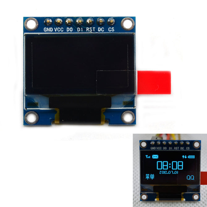 BONATECH 0.96-inch Display Screen Module / Blue Display - Black + Blue