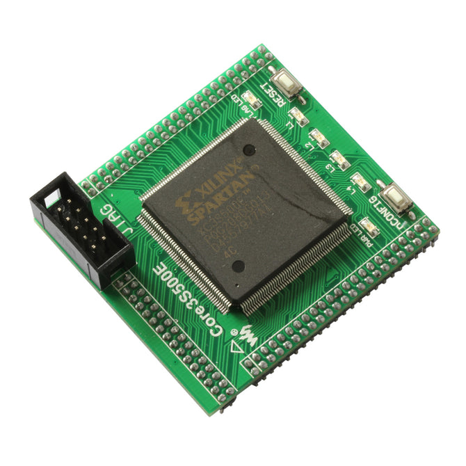 Waveshare Core3S500E / XC3S500E XILINX Spartan3E FPGA Evaluation Development Core Board - Green
