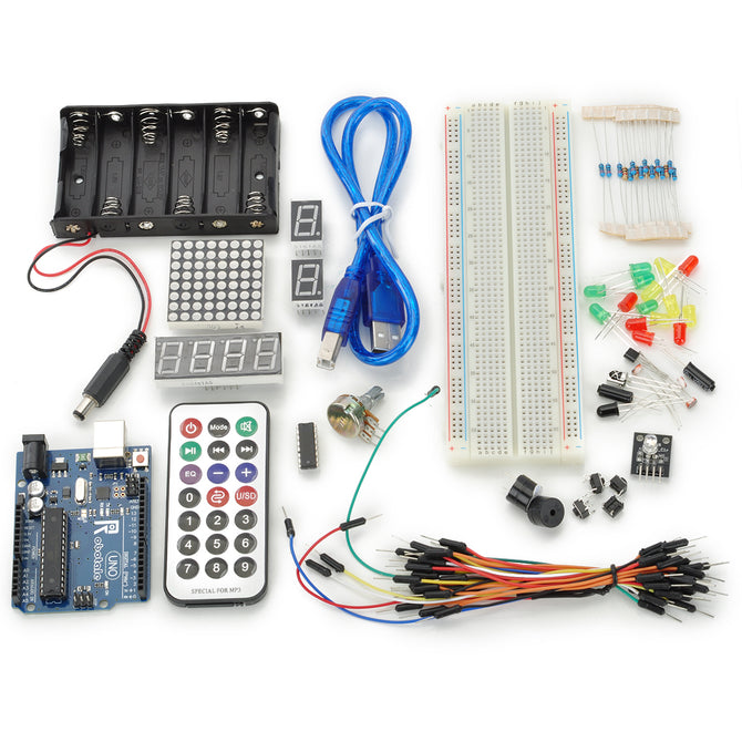 DIY Basic Starter Kit for Arduino - Deep Blue + Multicolored
