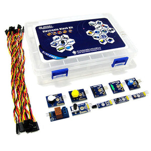 RobotBase RB-13K022 Electronic Start Building Blocks Kit (Works with Official Arduino Boards)