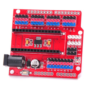 Funduino Extension Board for Arduino Nano - Red
