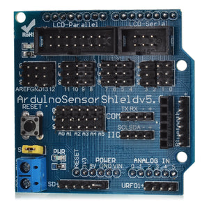 Sensor Shield v5.0 Expansion Board for Arduino - Deep Blue