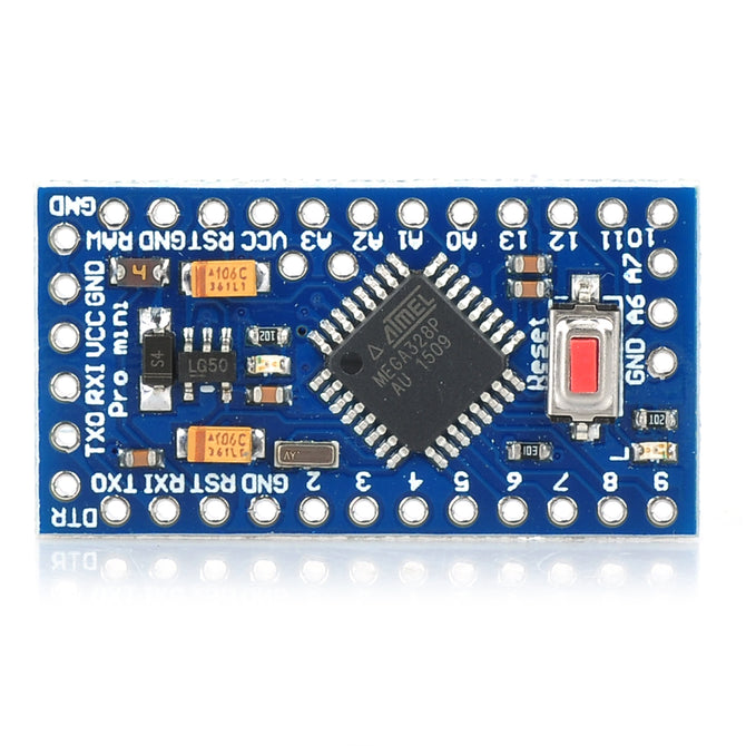 ATMEGA328P Improved Pro Microcontroller Circuit Board (Works with Official Arduino Boards)