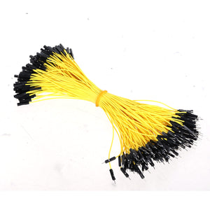 ZnDiy-BRY 1-Pin Male to Female DuPont Wire Connector Cables for Arduino - Yellow (20cm / 200 PCS)