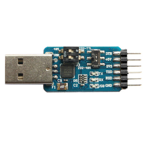 6-in-1 Multifunction USB 2.0 to CP2102 TTL RS485 RS232 6-Pin Module Serial Converter - (3.3 / 5V)