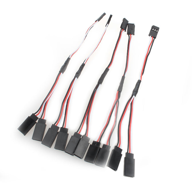 GDW AZ9 PVC 3-Pin Dupont Cable for Arduino - Black + white + Red (17cm / 5 PCS)