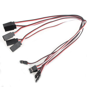 Arduino 3-Pin DuPont Wire Connector Cables - Black + White + Red (10 PCS / 32cm)