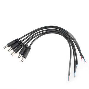 GDW AZ5 DC Button Power Plug for Arduino 2560 / 2560R3 / UNO / UNO R3 / 328 - Black (5 PCS)