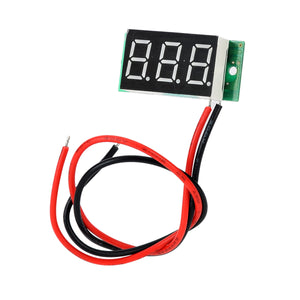SJ-DC036-A 2-wire 0.4" 3-digit Digital Readout Voltmeter Module w/ Reverse Protection - Multicolored