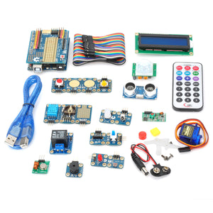Maker Studio AK0000320M Electronic Bricks Study Kit for Arduino UNO R3 - Multicolored
