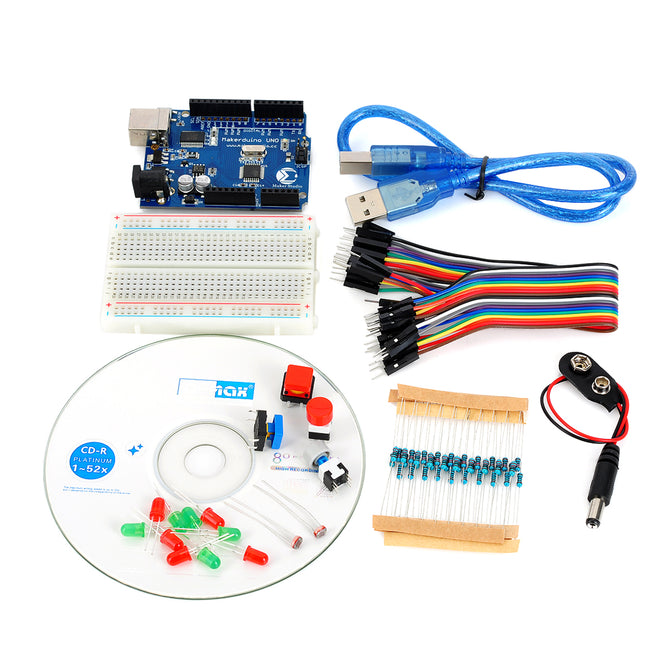 Maker Studio AK0000020M ATmega328P UNO Starter Kits (Works w/ Official Arduino Product)