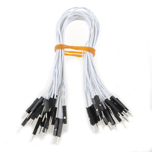 GDW AZ2 Universal Male to Male DuPont Cables Set for Arduino - White (22.5cm / 40 PCS)