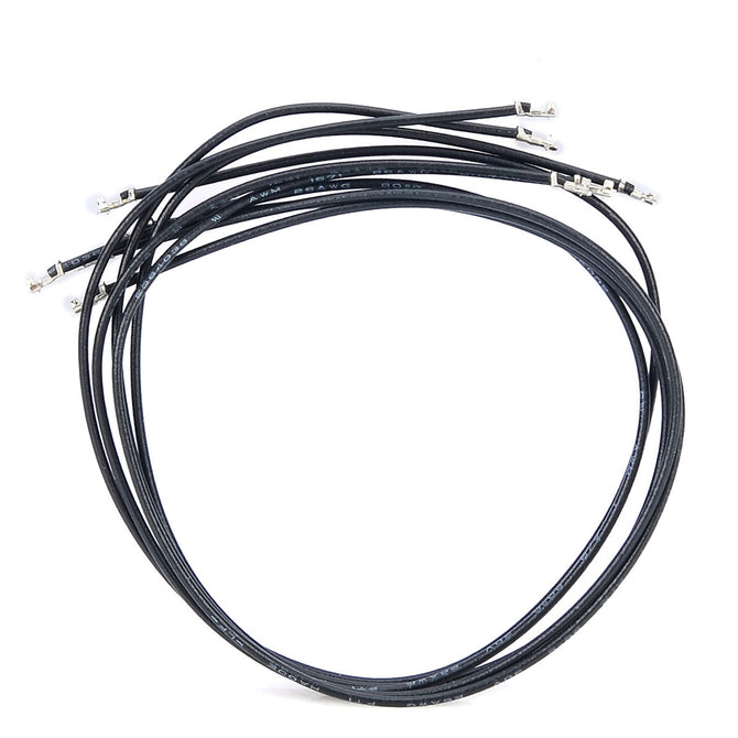 Black Pre-crimped Cables for DF13 Connectors (5 PCS)