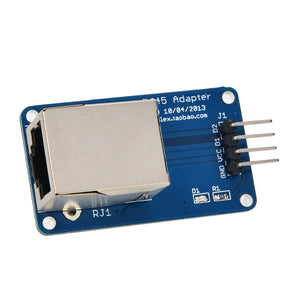 RJ45 Connector Adapter Module for Long Distance Communication / Measurement - Deep Blue