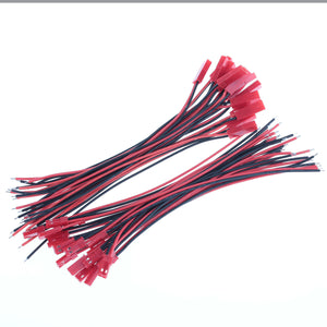 DIY Aircraft Model JST Male to Female Connection Cables for Arduino Raspberry - Red (20-Pair)