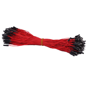 ZnDiy-BRY Z-118 1-Pin Male to Male DuPont Wire Connector Cables for Arduino - Red (20cm / 200 PCS)
