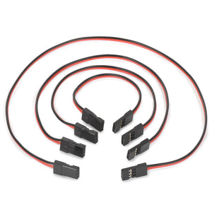 PVC + ABS APM2.5 Gyro / Receiver Connecting Servo Jumper Cables - Multicolored (4 PCS)